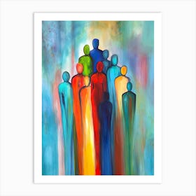 Group Of People Art Print