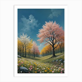 Cherry Blossoms 4 Art Print