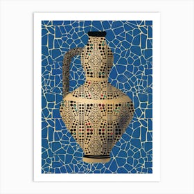 Mosaic Vase Color Study Art Print