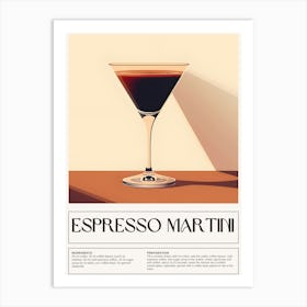 Espresso Martini 1 Art Print