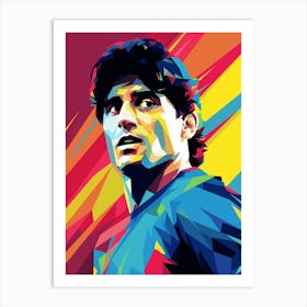 Legend Soccer Player 2 Art Print