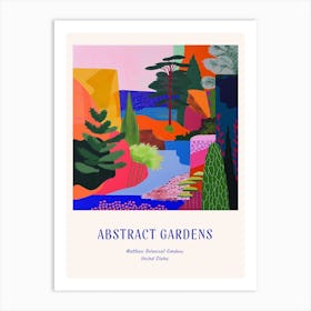 Colourful Gardens Matthaei Botanical Gardens Usa 1 Blue Poster Art Print