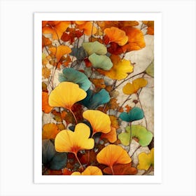 Autumn Leaves flora nature Art Print