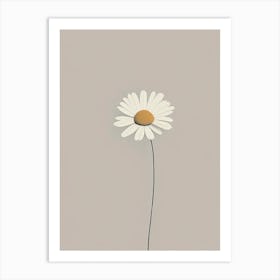 Daisy Wildflower Simplicity Art Print