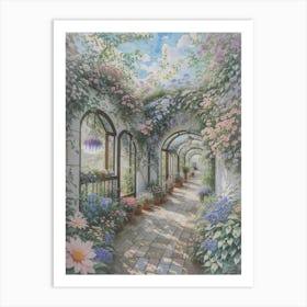 Garden Path Art Print