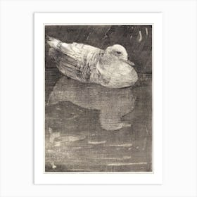 Floating Duck (1878–1909), Theo Van Hoytema Art Print