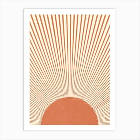 Sun Rise Art Print