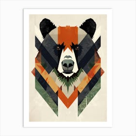 Bear Head 1 Art Print