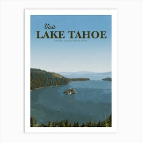 Lake Tahoe Art Print