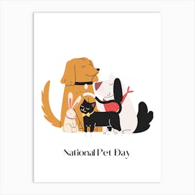 194.National Pet Day Art Print