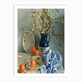 Still Life With Oranges Art Print