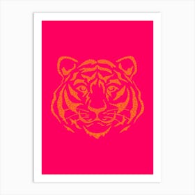 Tiger Head Art Print