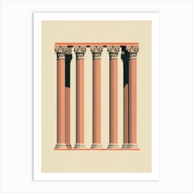 Library Of Celsus Illustration 1 Art Print