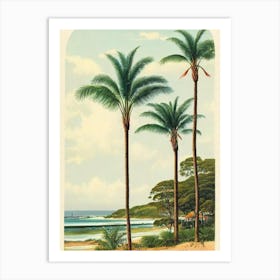 Mona Vale Beach Australia Vintage Art Print