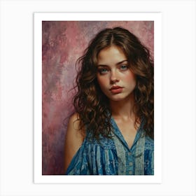 Portrait Of A Young Woman 35 Art Print