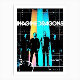 Imagine Dragons 2 Art Print