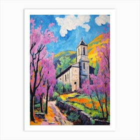 Gubbio Italy 3 Fauvist Painting Art Print