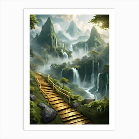 Asian Landscape 14 Art Print