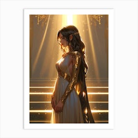 Elf Princess Art Print