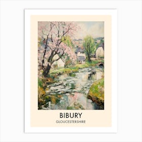 Bibury (Gloucestershire) Painting 2 Travel Poster Art Print