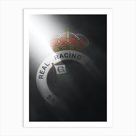 Racing De Santander Spain Football Poster Art Print