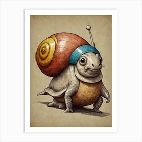 Snail 2 Art Print