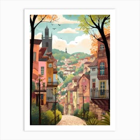 Bilbao Spain 4 Illustration Art Print