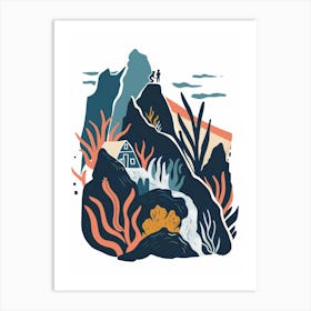 House On The Mountain Art Print