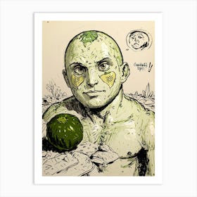 Watermelon Man 1 Art Print