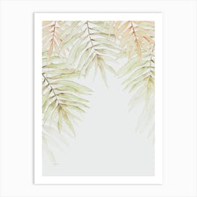 Palm Leaves Ii Art Print