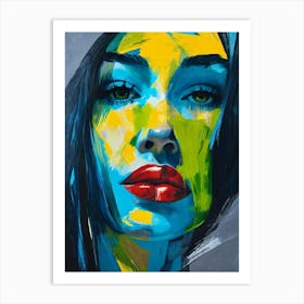 Abstract Of A Woman 4 Art Print