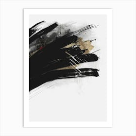 Abstract Brush Strokes 15 Art Print