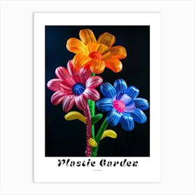 Bright Inflatable Flowers Poster Cineraria 3 Art Print