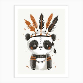 Indian Panda 6 Art Print