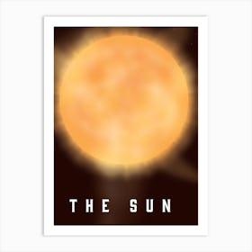 The Sun Space art Art Print