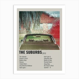 The Suburbs 2010 Poster Art Print