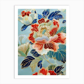 Chinese Floral Painting 14 Art Print