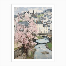 Conwy (Wales) Painting 1 Art Print