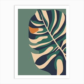 Tropical Leaf 1 Art Print