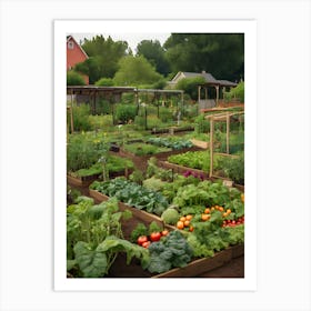 Vegetable Garden 1 Art Print