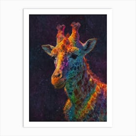 Giraffe Canvas Print 14 Art Print