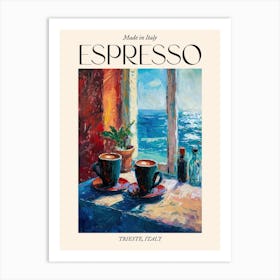 Trieste Espresso Made In Italy 3 Poster Art Print