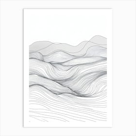 Abstract Landscape Art Print