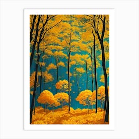 Autumn Forest 97 Art Print