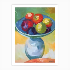 Marionberry Bowl Of fruit Art Print