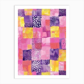 Patchwork Quilt Art Print