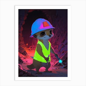 Meerkat 10 Art Print