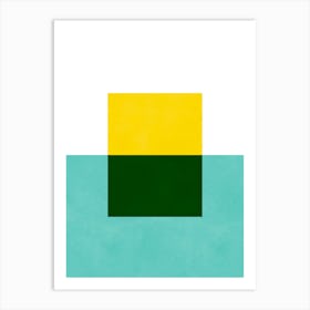 Geometric and modern abstract 2 Art Print