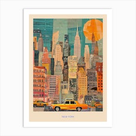 Kitsch New York Poster 1 Art Print