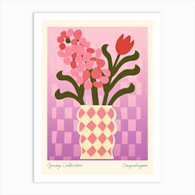 Spring Collection Snapdragon Flower Vase 5 Art Print